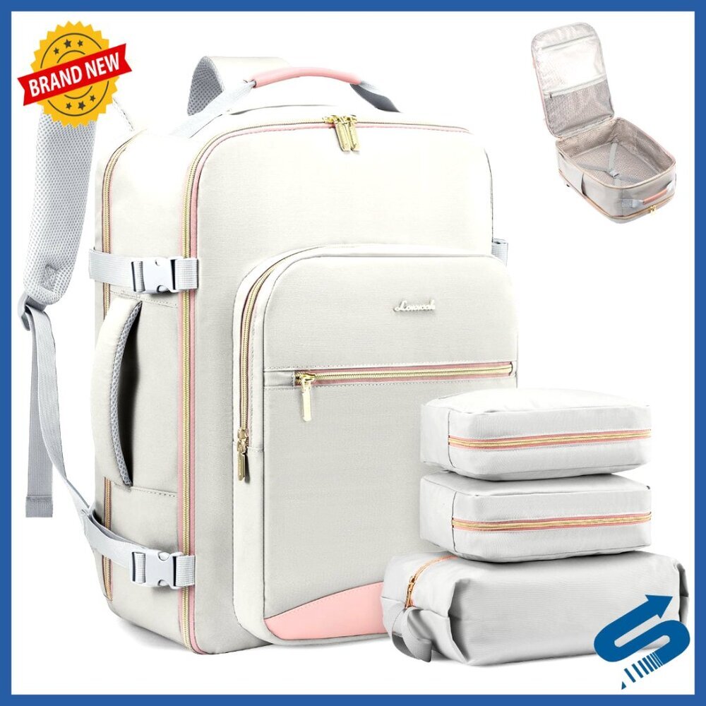 Large Capacity Travel Backpack Carry On Airline Approved Durable Waterproof